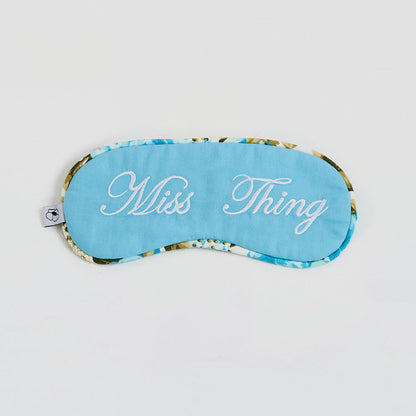 Antifaz azul "Miss Thing"